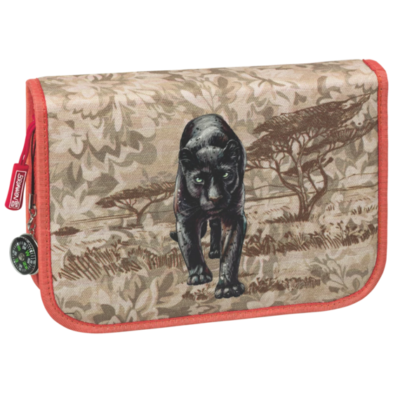 Pennskrin “Panter” Safari World | 2 flikar, brun