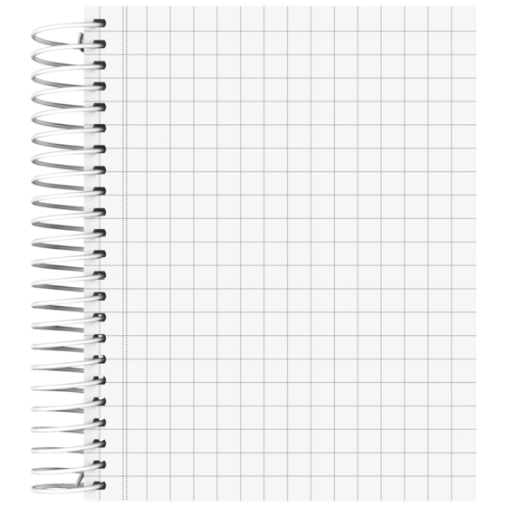 Anteckningsbok för college Student | A6, rutat, 160 blad / 320 sidor, röd