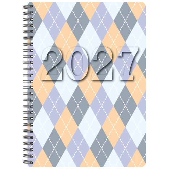 Dagbok Design “Argyle” | A5, plast