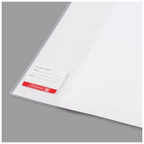 Bokomslag | 19×38,5 cm, stabil folie, PVC, kristallklart
