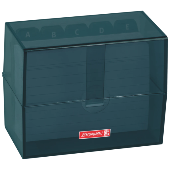 Box för indexkort Colour Code fylld | 120×95×65 mm, A7, denim