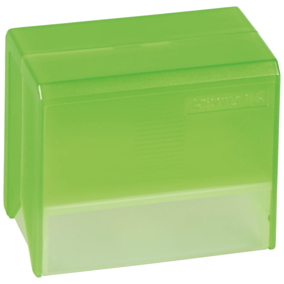 Box för kartotek | 102×75×117 mm, A7, maj grön