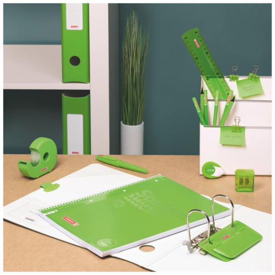 Blyertspenna Colour Code | HB, ergonomisk 3-kantad form, kiwi