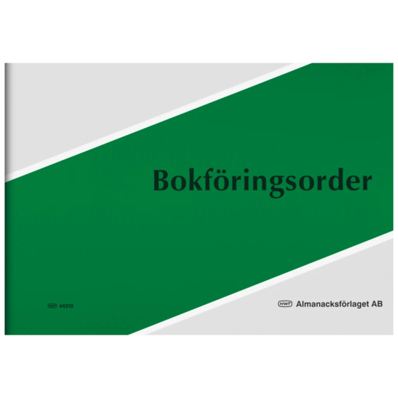 Bokföringsorder A5L | A5 quer