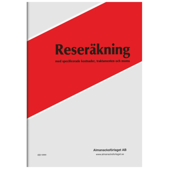 Reseräkning A4 | A4