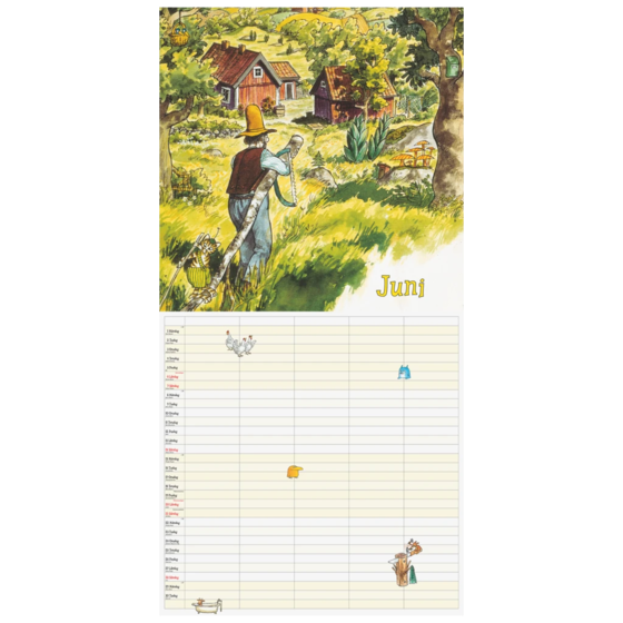 Familjekalender Pettsons 2027 | 30×30 cm