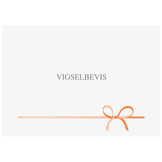Kuvert till vigselbevis 45670