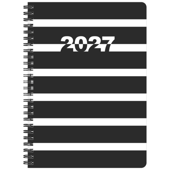 Dagbok Design “Black&White” | A5, plast