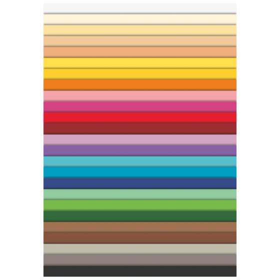 Block av färgat papper Superblock | 24×34 cm, 25 blad, mångfärgad