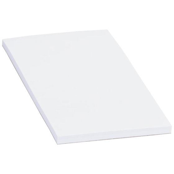Anteckningsböcker “Gastronomi” | blank, 50 blad / 100 sidor, vit, 10 styck