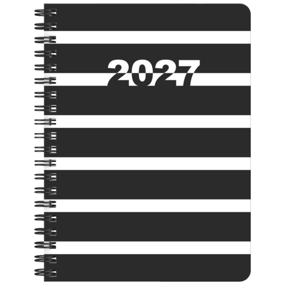 Dagbok Design “Black&White” | A6, plast