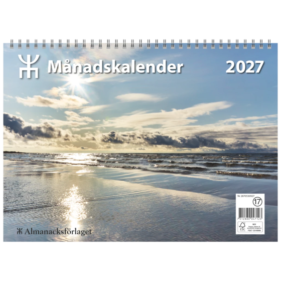 Månadskalendern 2027 | 29×21 cm