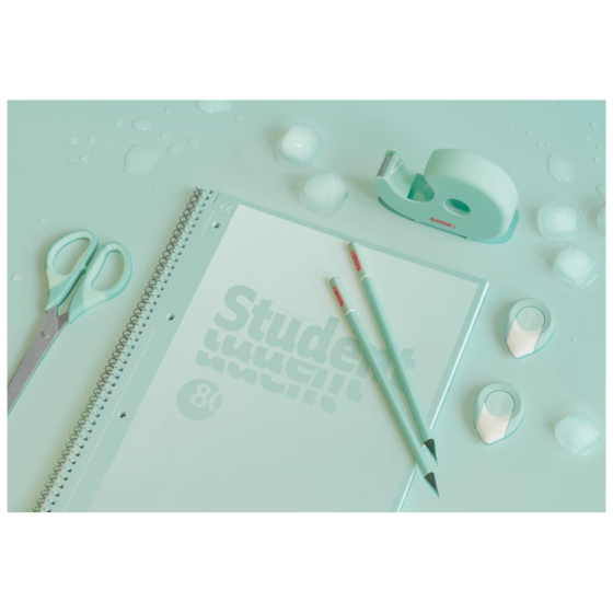 Blyertspenna Colour Code | HB, ergonomisk 3-kantad form, mint
