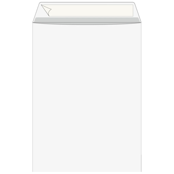 Kuvert med fönster | 162×229 mm, C5, 90 g/m², vit, 100 styck