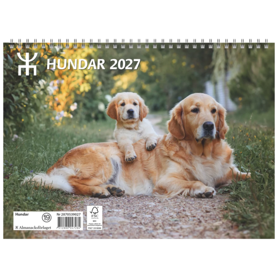 Hundar 2027 | 29×21 cm