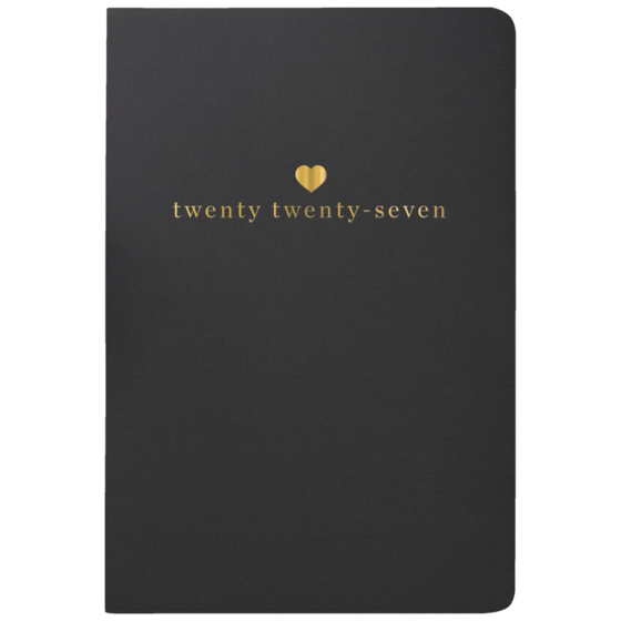 Fickkalender Agenda “Heart” | 8,2×12,8 cm, läderimitation