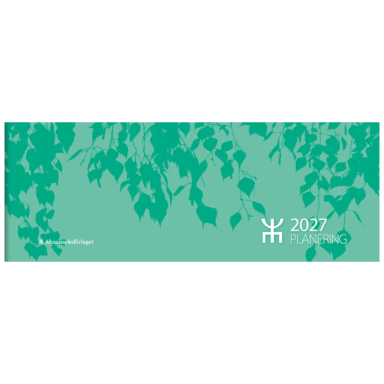 Bordskalender Planering | 26×10 cm, grön