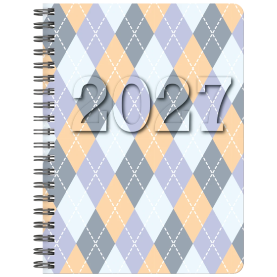 Dagbok Design “Argyle” | A6, plast