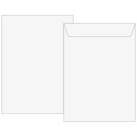 Kuvert | 162×229 mm, C5, 90 g/m², vit, 100 styck