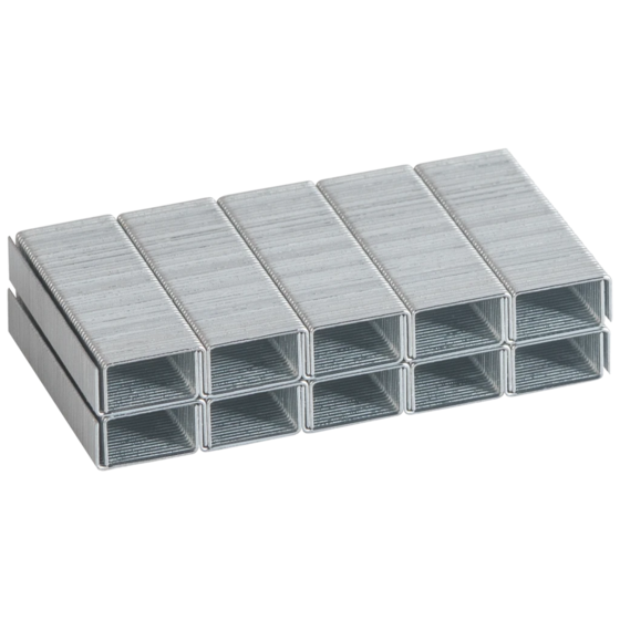 Häftklamrar | Typ 24/6, silver, 1000 styck