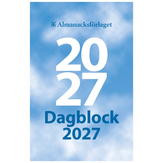 Dagblock | 8,3×12,8 cm, blå