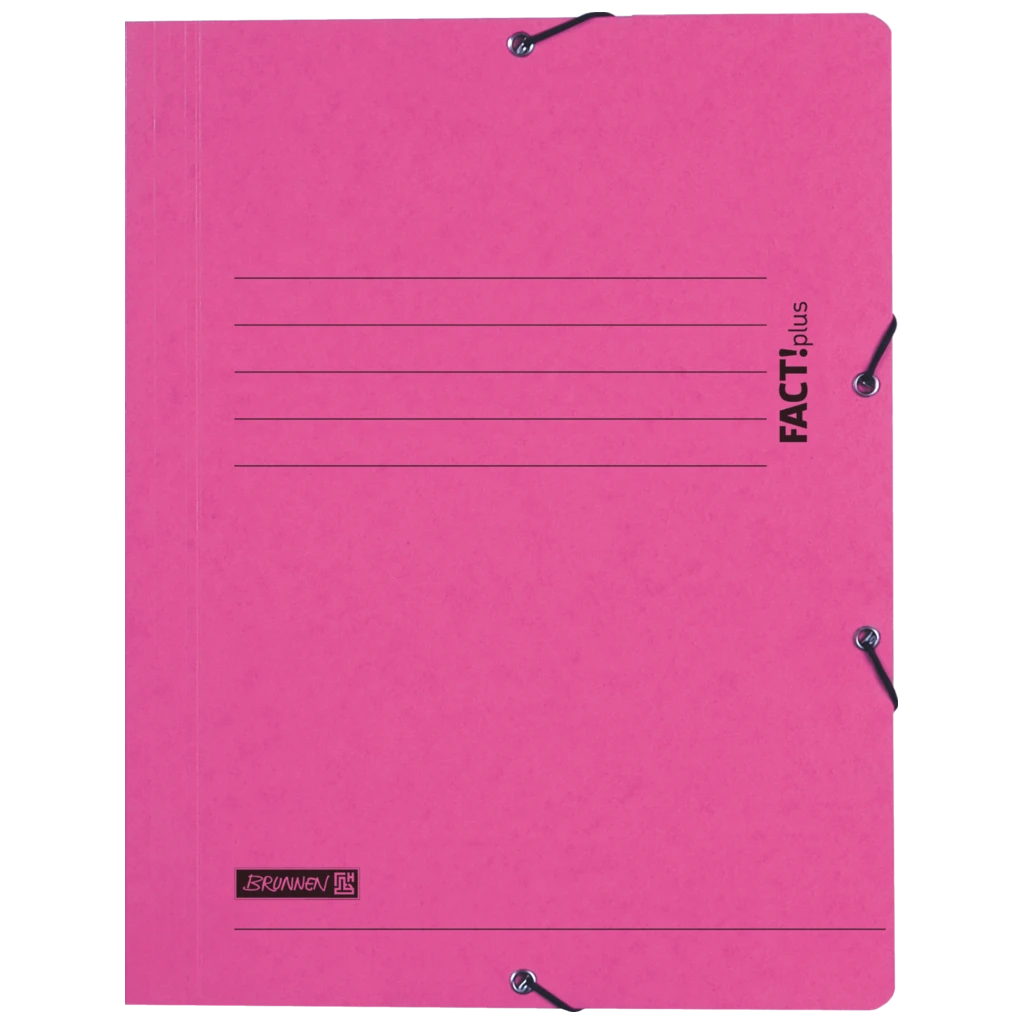 Mapp FACT!plus | A4, Påfyllningsnivå: 10 mm, rosa