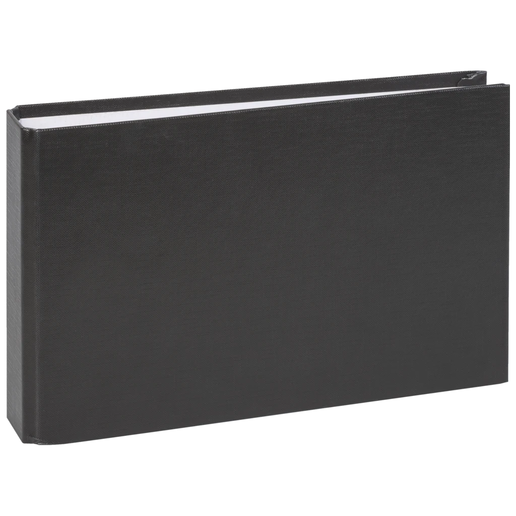 Bankfil | 245×160 mm, 2 ring pull-open mechanism, Ø 30 mm, Påfyllningsnivå: 20 mm, svart