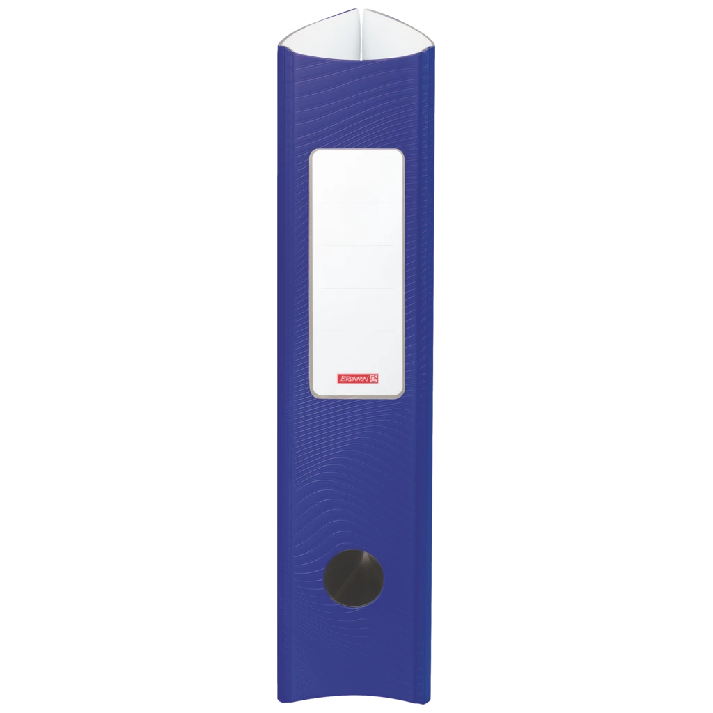 Mapp “WAVE” | A4, 70 mm, lever arch mechanism with rubber-coated handle, blå
