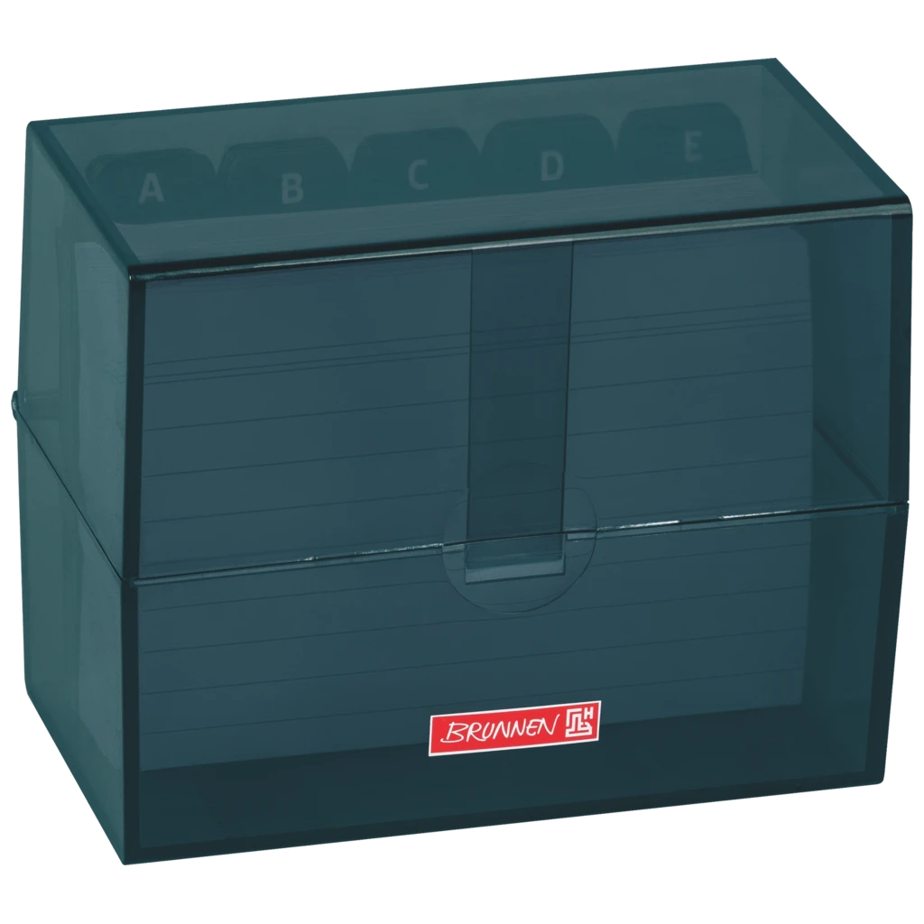 Box för indexkort Colour Code fylld | 120×95×65 mm, A7, denim