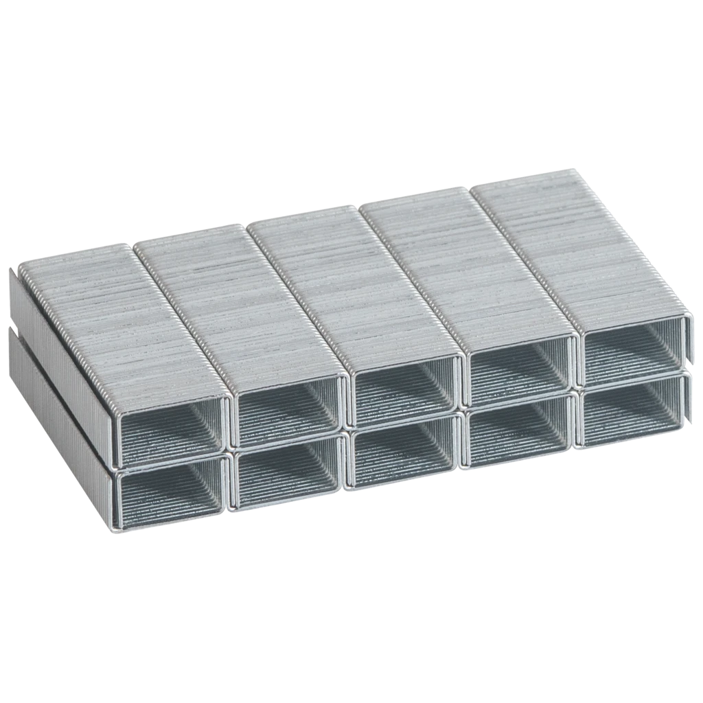 Häftklamrar | Typ 10, silver, 1000 styck