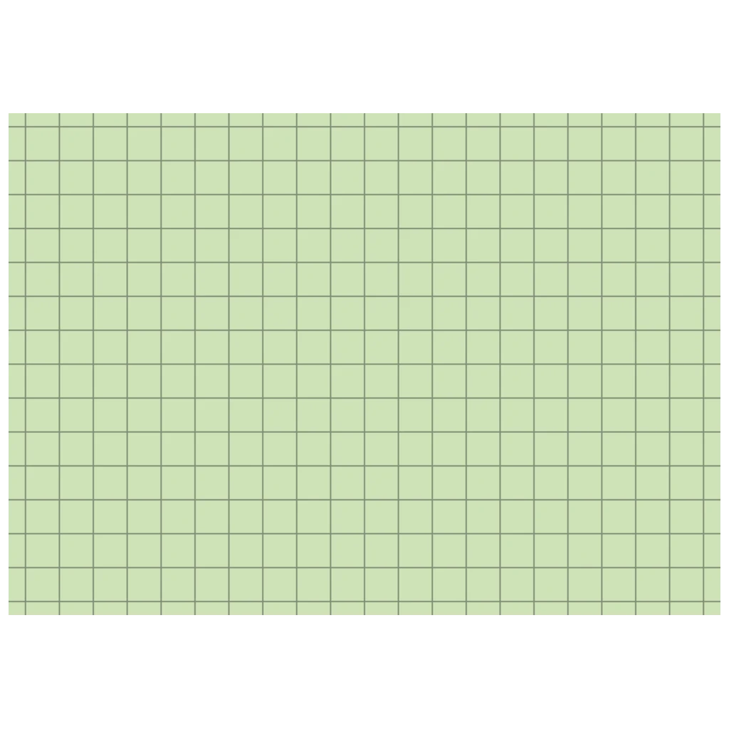Indexkort | 105×74 mm, A7, 5 mm rutat, grön, 100 styck