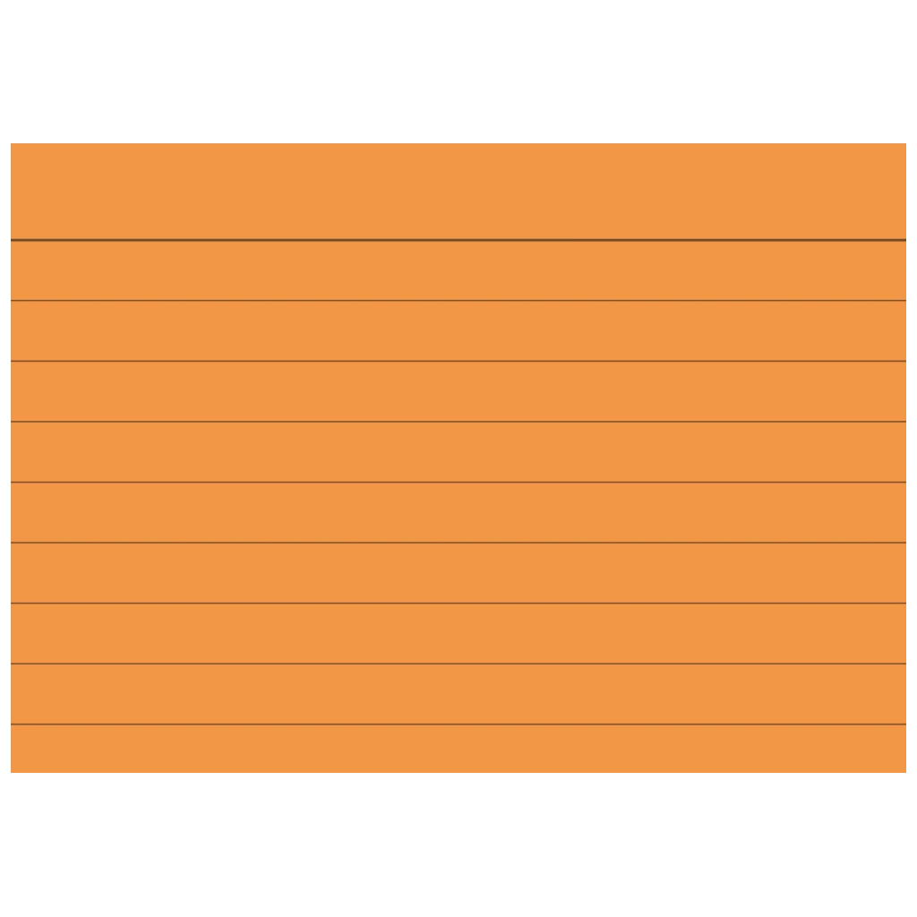 Indexkort | 74×52 mm, A8, linjerat, orange, 100 styck
