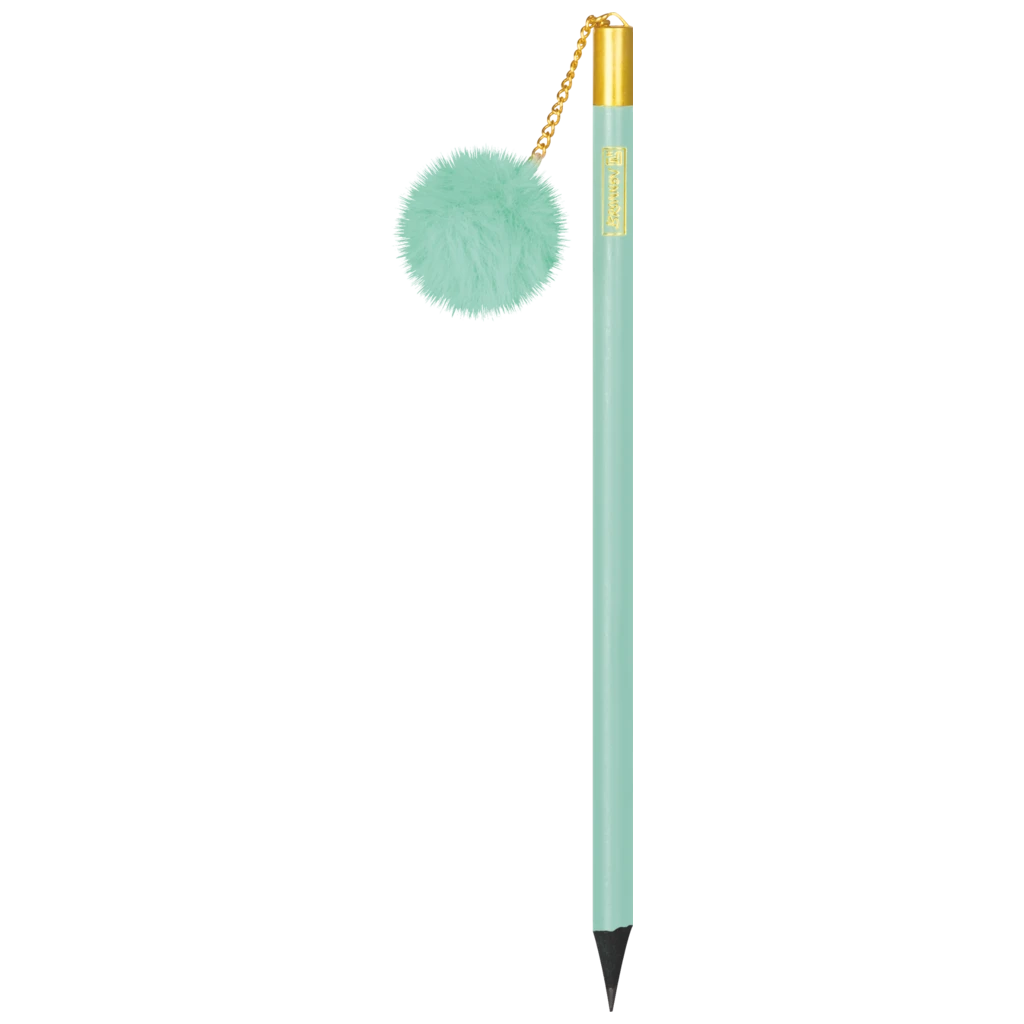 Blyertspenna “Pom-pom” Colour Code | HB, runt, mint