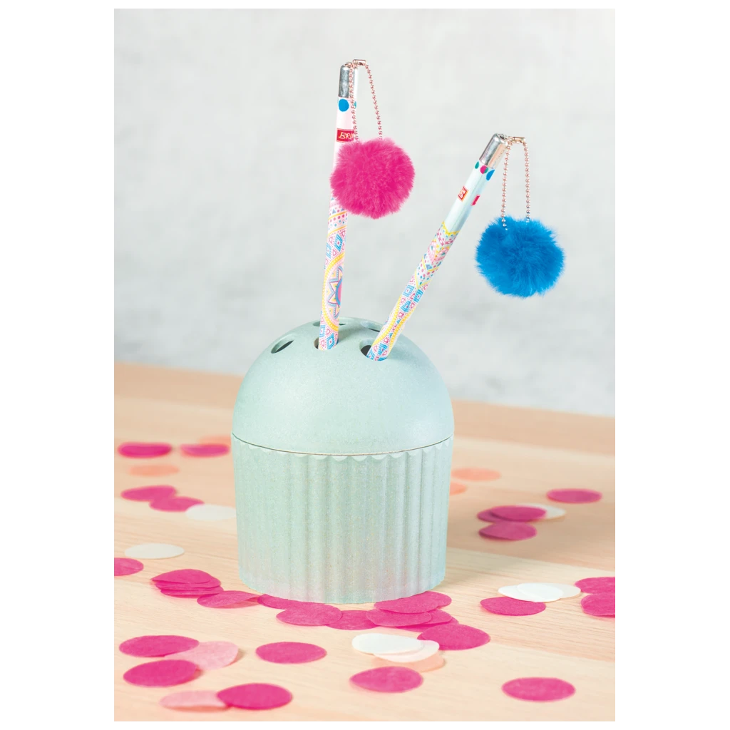 Blyertspenna “Pom-pom” | HB, runt, sorterat