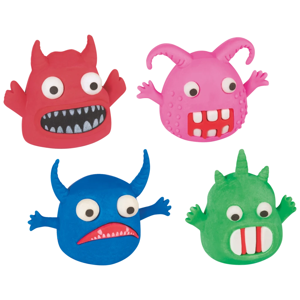 Suddgummi “Monster” 3D | sorterat