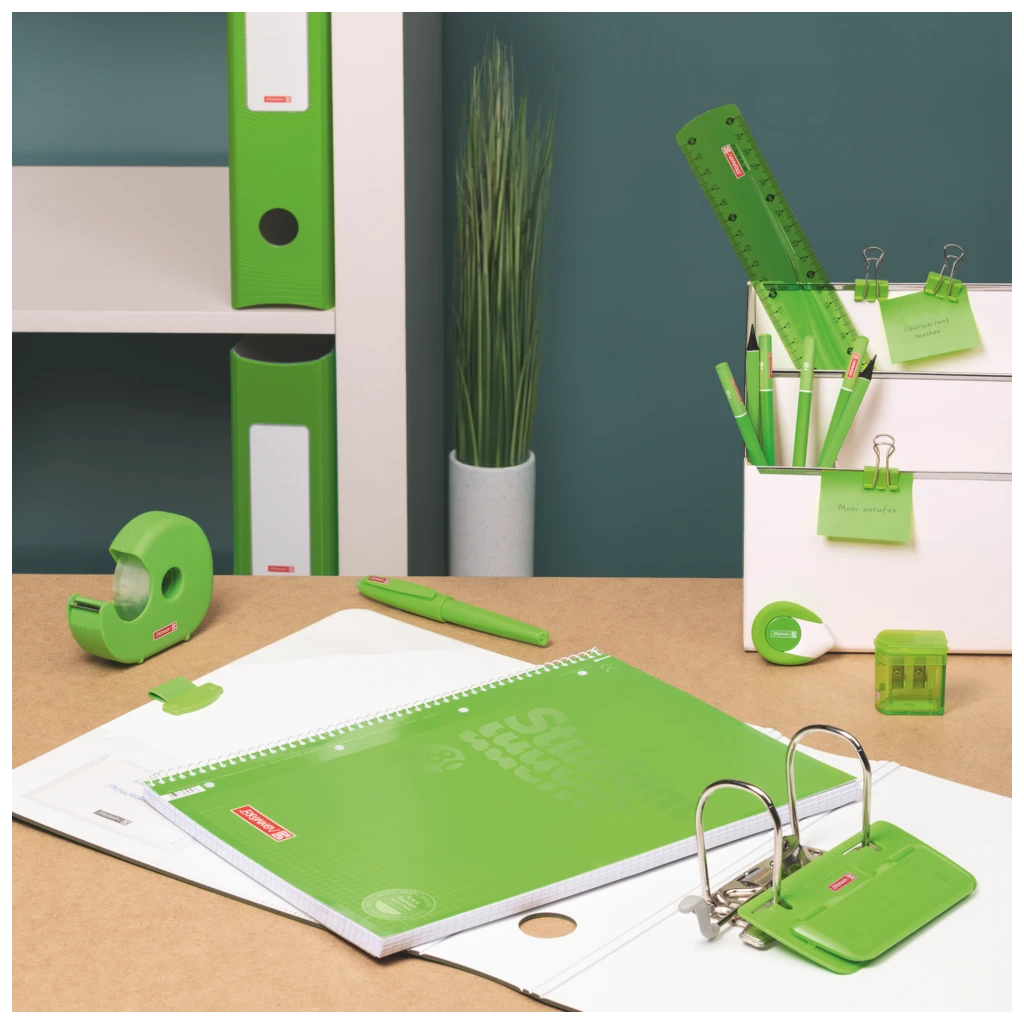 Blyertspenna Colour Code | HB, ergonomisk 3-kantad form, kiwi