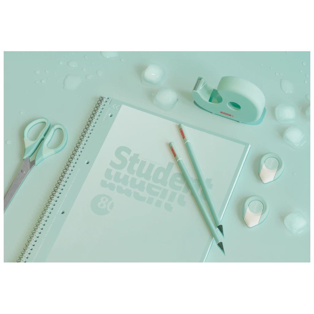 Blyertspenna Colour Code | HB, ergonomisk 3-kantad form, mint