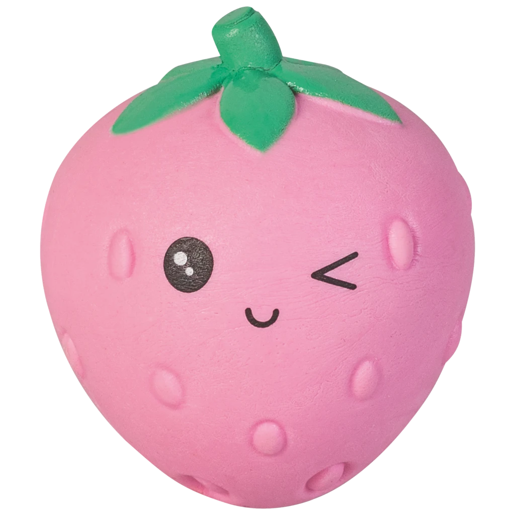 Suddgummi “Jordgubbe” Fruity Love 3D | rosa/grön