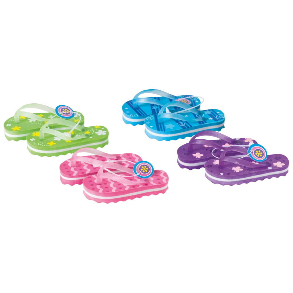 Suddgummi set “Flip Flop” 3D | sorterat, 2 styck