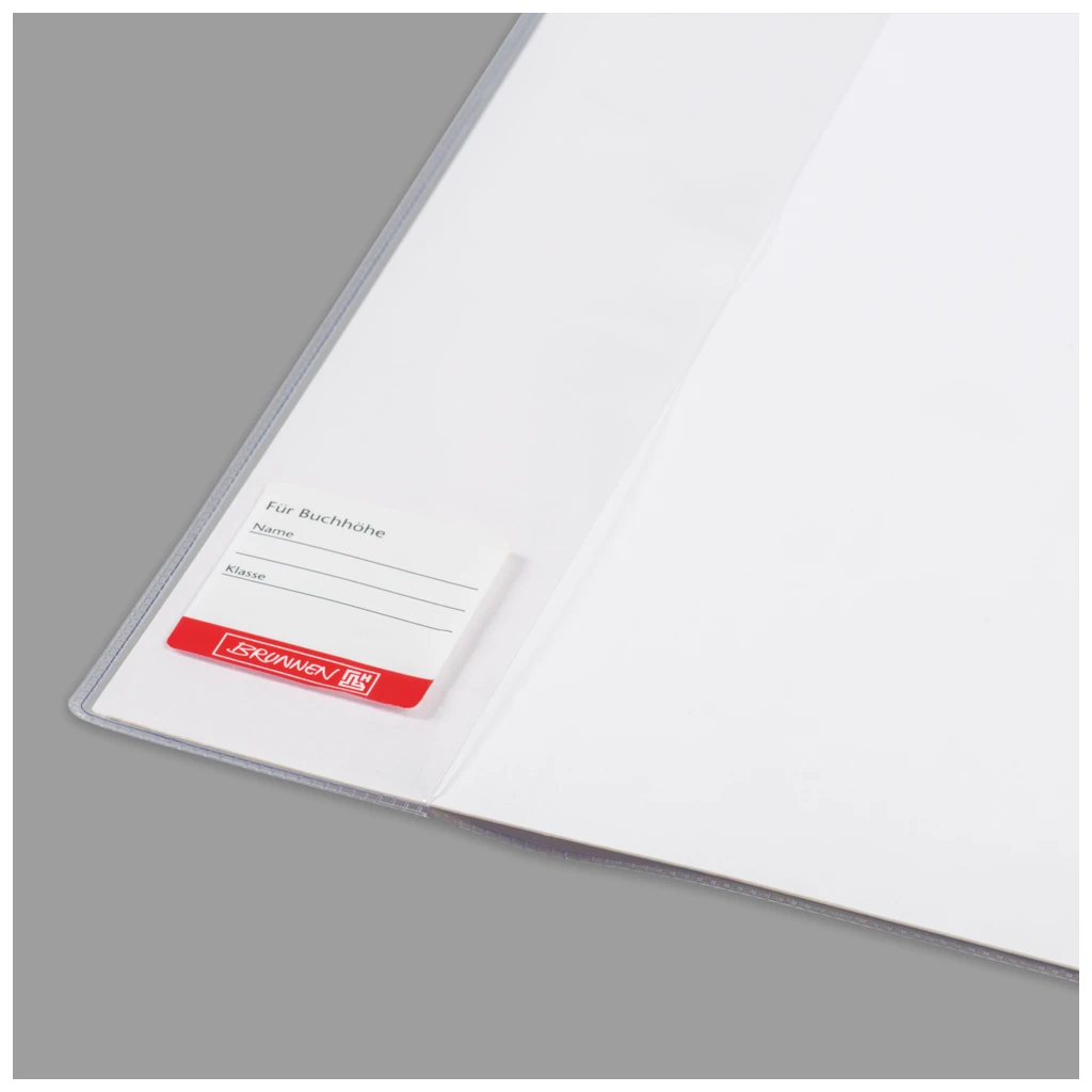 Bokomslag | 20×38,5 cm, stabil folie, PVC, kristallklart