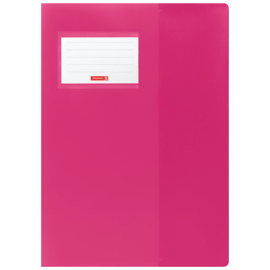Omslag till broschyr FACT!pp | 215×308 mm, A4, pink