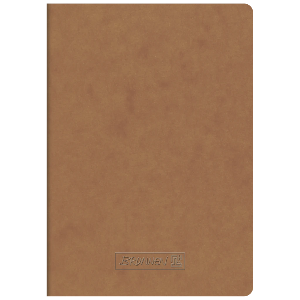Broschyr Premium FACT!plus | A5, blank, 40 blad / 80 sidor, brun
