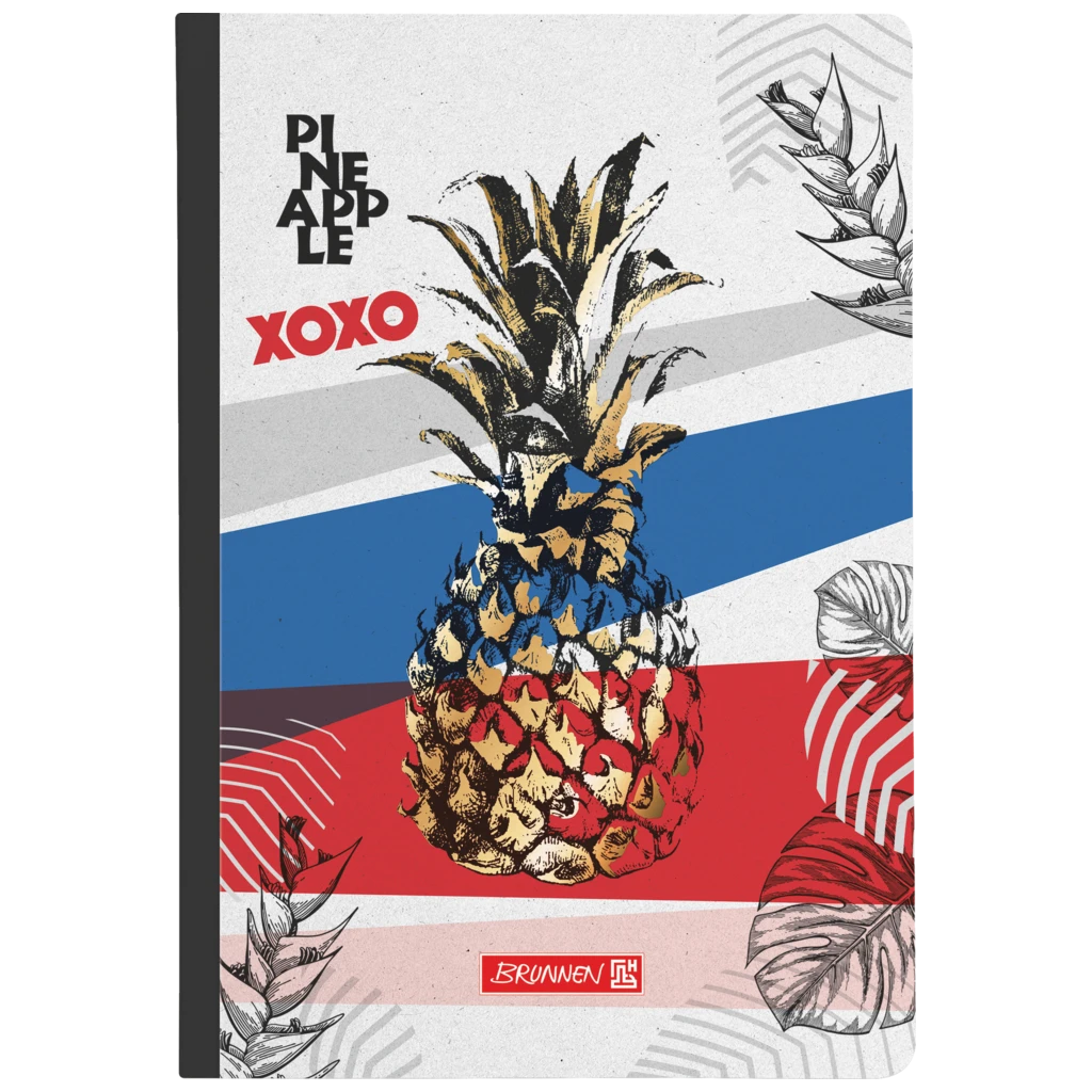 Anteckningsbok Premium Pineapple Kladde | A5, dottad