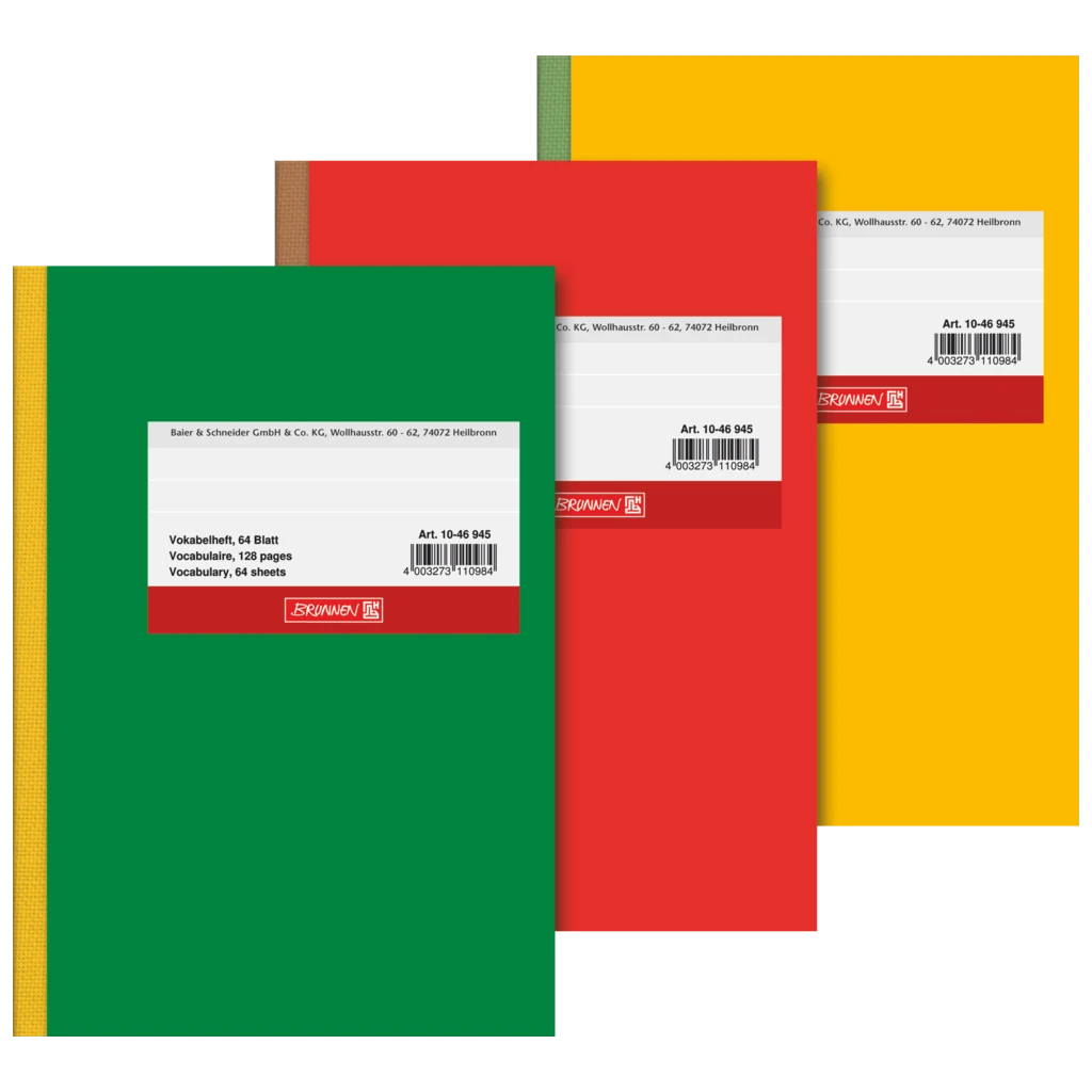 Gloshäfte | A6, linjal 53, 64 blad / 128 sidor, sorterat