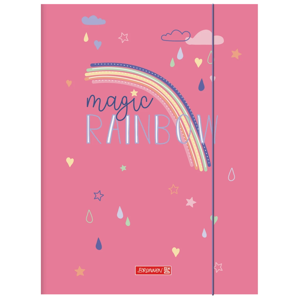 Mapp Magic Rainbow | A3, Påfyllningsnivå: 10 mm, rosa