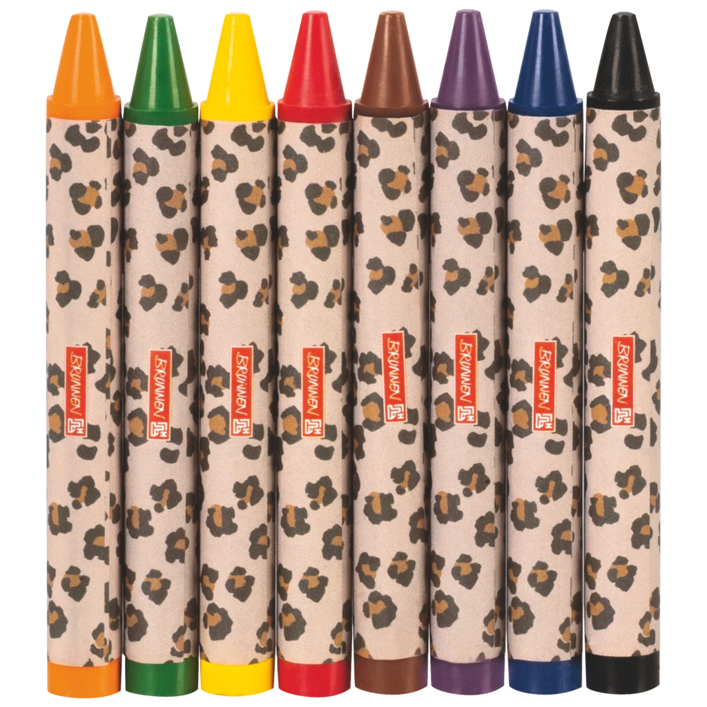 Wax Crayon Set Sweet Wild Cat | 8 piece(s)