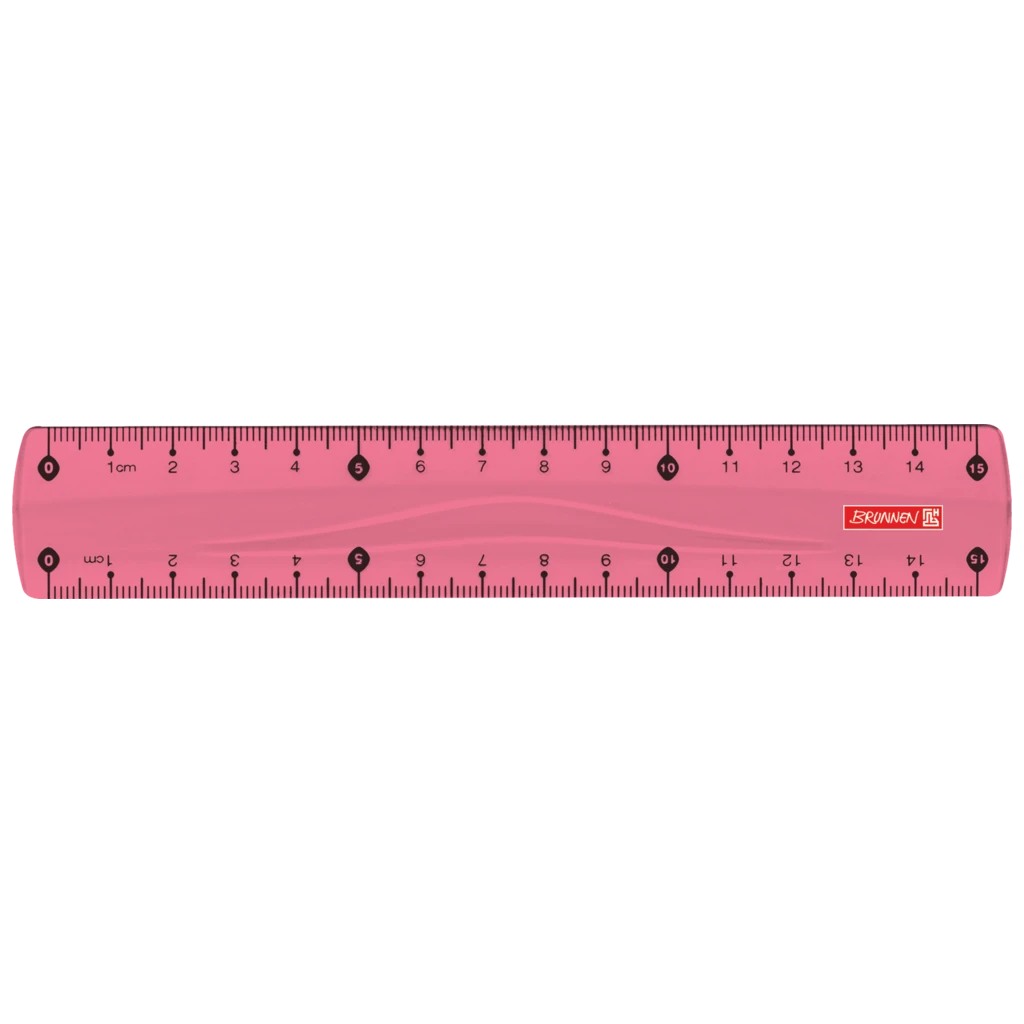 Linjal Colour Code | 15 cm, tulip