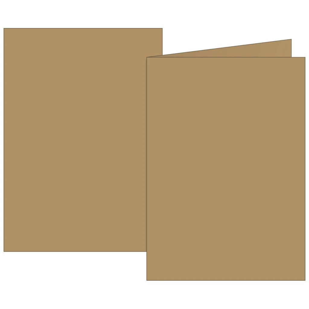 Vikbara kort Universellt papper | A6, 105×150 mm, 160 g/m², sand, 10 styck