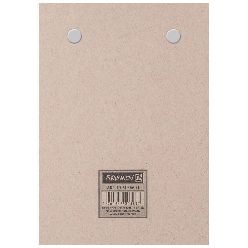 Noteringsblock Colours of Holiday med magnet | A6, blank, 50 blad / 100 sidor