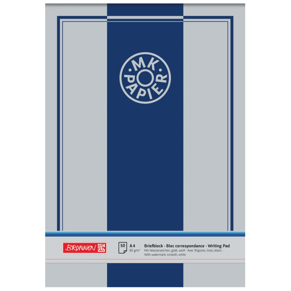 Brevpapper MK-Papier | A4, blank, 50 blad / 100 sidor